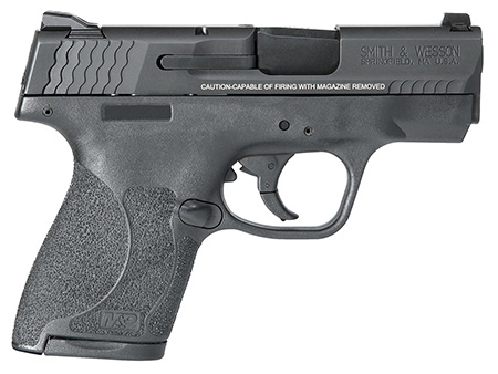 Smith  &  Wesson 11808 M & P Shield M2.0 9mm Luger 3.10" Barrel 7+1 Or 8+1,  Black Polymer Frame, Armornite Stainless Steel Slide, Textured Polymer Grip, No Manual Safety