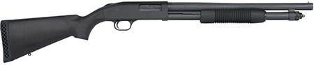 Mossberg 50778 590 Tactical 12 Gauge 6+1 3" 18.50" Cylinder Bore Barrel, Matte Blued Metal Finish, Dual Extractors, Drilled  &  Tapped Receiver, Synthetic Stock