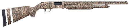 Mossberg 54218 500 Super Bantam 20 Gauge with 22" Barrel, 3" Chamber, 5+1 Capacity, Overall Mossy Oak Shadow Grass Blades Finish  &  Synthetic Stock Right Hand (Youth) Includes Accu-Set Chokes