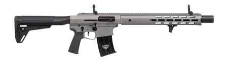 Panzer Arms PAAR12PROGLF AR12 Pro-L 12 Gauge Semi-Auto 3" 5+1 18.50" Black Barrel, Tactical Gray Cerakote Aluminum Receiver w/Picatinny Rail, M-LOK Handguards, Gray Synthetic Stock, Black Polymer Grip