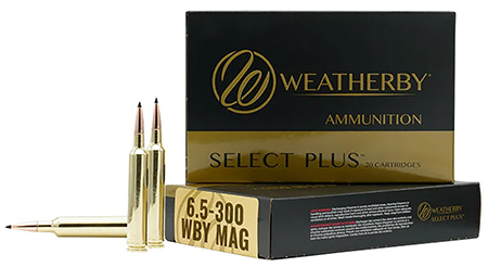 Weatherby B653127LRX Select Plus  6.5-300WthbyMag 127gr Barnes LRX Lead Free 20 Per Box/10 Case