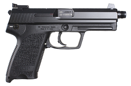 HK 81000352 USP Tactical V1 45 ACP 5.09" 10+1 (2) Black Black Steel Slide Black Polymer Grip