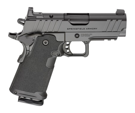 Springfield Armory PH9114AOS 1911 DS Prodigy Sub-Compact Frame 9mm Luger 18+1 3.50" Black DLC Match Grade Barrel, Black Cerakote Carbon Steel Optic Ready/Serrated Slide  &  Frame w/Beavertail  &  Picatinn
