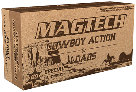 Magtech 45F Cowboy Action  45Colt 200gr Lead Flat Nose 50 Per Box/20 Case