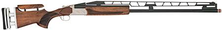 TriStar 35414 TT-15A Unsingle USA 12 Gauge 1rd 2.75" 34" Adjustable Rib Barrel Silver Rec Walnut Fixed with Adjustable Comb Stock Right Hand (Full Size) Includes 3 Extended MobilChoke