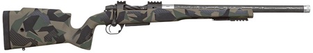 Proof Research 158333 Elevation FDX MTR 22 Creedmoor 3+1 18" Carbon Fiber Threaded Barrel, Stainless Steel Receiver w/Picatinny Rail, Salmon River Solutions SRS Combo Rail Forend, Splinter Flat Dark E