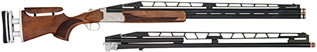 TriStar 35418 TT-15A Combo Trap 12 Gauge Break Open 3" 1rd/2rd 32/34" Blued Vent Rib Chrome-Lined Barrel, Silver Receiver, Walnut Wood Fixed w/Adj Comb Stock, Right Hand