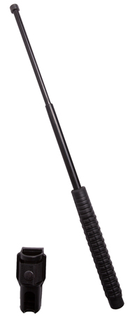 Uzi Accessories IMPEXP21 Civilian Protection Issue  21" Expandable Black HRC 15/16 Steel Black Textured Includes Sheath