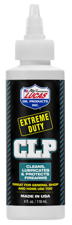 Lucas Oil 10915 Extreme Duty CLP Cleans, Lubricates, Prevents Rust  &  Corrosion 4 oz Squeeze Bottle