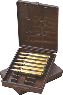 MTM Case-Gard W9LM70 Ammo Wallet  Rifle Multi-Caliber 9rd Brown Polymer