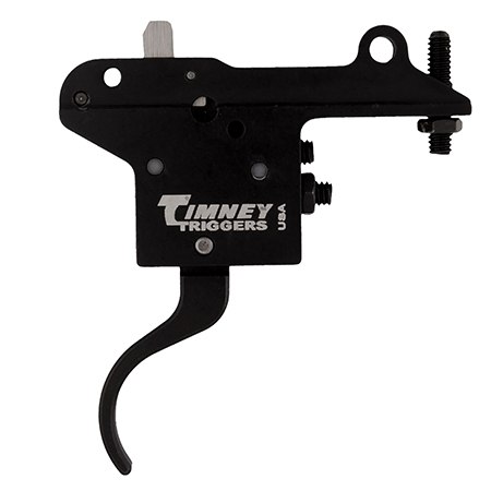 Timney Triggers 401 Featherweight  Curved Trigger with 3 lbs Draw Weight  &  Black Finish for Winchester 70 Right
