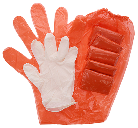 Hunters Specialties 01059 Field Dressing  White Short  &  Shoulder Length Polymer OSFA 12 Pair