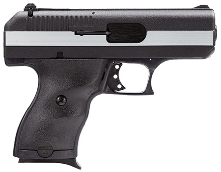 Hi-Point CF380 CF  380 ACP 8+1, 3.50" Black Steel Barrel, Black Powder Coated/Chrome Serrated Steel Slide, Black Polymer Frame  &  Grip