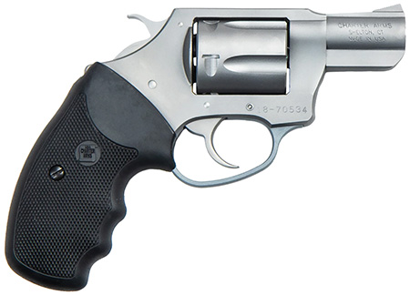 Charter Arms 73220 Undercoverette  Small 32 H & R Mag, 6 Shot 2" Matte Stainless Steel Barrel  &  Cylinder, Matte Stainless Aluminum Frame w/Black Finger Grooved Rubber Grip, Exposed Hammer