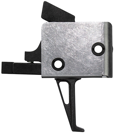 CMC Triggers 92503 Drop-In  Single-Stage Flat Trigger w/ 4-4.50 lbs Draw Weight  &  Black/Silver Finish
