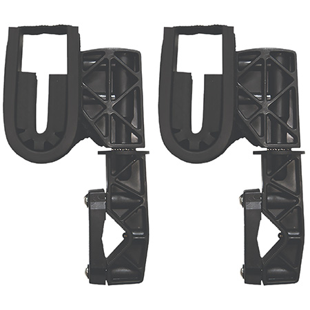 Rugged Gear 10100 Single Hook Gun Mount  Rifle/Shotgun Black Nylon 2 Pack
