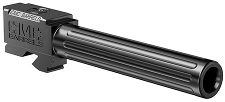 CMC Triggers 75512 Match Precision  9mm Luger 4.48" fits Glock 17 Gen 3-4 Black DLC Fluted