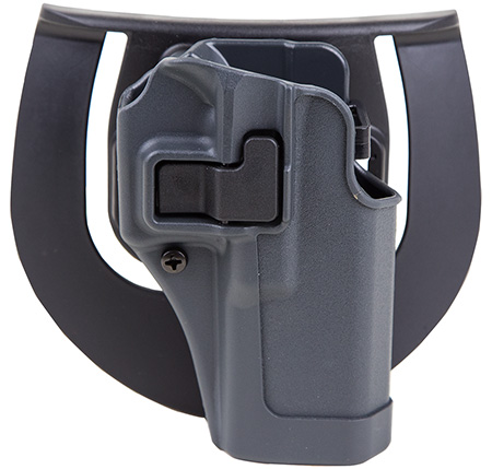 Blackhawk 413500BKR Serpa CQC Sportster OWB Size 00 Gun Metal Gray Polymer Paddle Compatible w/Glock 17/22/31/47 Right Hand