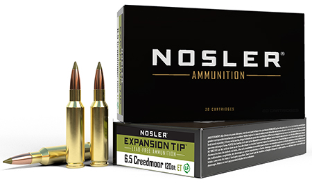Nosler 40398 E-Tip  6.5Creedmoor 120gr E Tip Lead Free 20 Per Box/10 Case