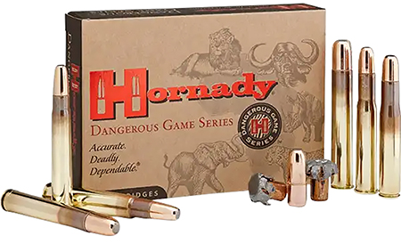 Hornady 82334 Dangerous Game  375H & HMag 300gr DGX Bonded 20 Per Box/6 Case