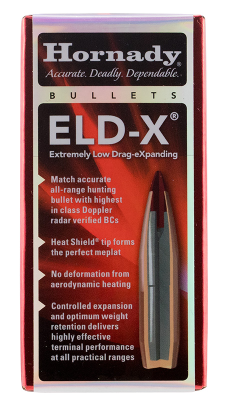 Hornady 25418 ELD-X  25 Cal .257 110 gr Extremely Low Drag eXpanding 100 Per Box/ 25 Case