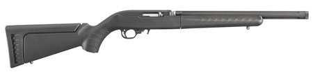 Ruger 21133 10/22 Takedown Full Size 22 LR 10+1 16.12" Satin Black Fluted Threaded Barrel  &  Receiver, Black Synthetic Ruger Modular System Stock, Right Hand