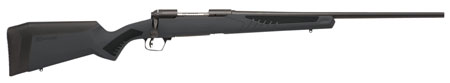 Savage Arms 57060 110 Hunter Full Size 22-250 Rem 4+1 22" Matte Black Button-Rifled Barrel, Matte Black Drilled  &  Tapped Carbon Steel Receiver, Adj AccuStock Matte Gray Synthetic Stock, Right Hand