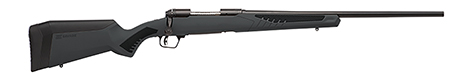 Savage Arms 57065 110 Hunter Full Size 308 Win 4+1 22" Matte Black Button-Rifled Barrel, Matte Black Drilled  &  Tapped Carbon Steel Receiver, Adj AccuStock Matte Gray Synthetic Stock, Right Hand