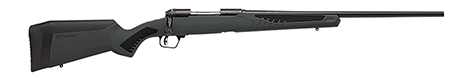 Savage Arms 57039 110 Hunter Full Size 270 Win 4+1 22" Matte Black Button-Rifled Barrel, Matte Black Drilled  &  Tapped Carbon Steel Receiver, Adj AccuStock Matte Gray Synthetic Stock, Right Hand