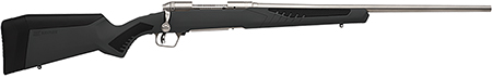 Savage Arms 57082 110 Storm Full Size 243 Win 4+1 22" Matte Stainless Button-Rifled Barrel, Matte Drilled  &  Tapped Stainless Steel Receiver, AccuStock Matte Gray Synthetic Stock, Right Hand
