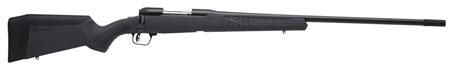 Savage Arms 57021 110 Long Range Hunter 6.5 Creedmoor 4+1 26", Matte Black Metal, Gray Fixed AccuStock with AccuFit