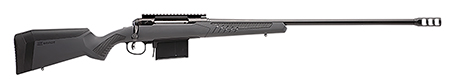 Savage Arms 57037 110 Long Range Hunter 338 Lapua Mag 5+1 26", Matte Black Metal, Gray Fixed AccuStock with AccuFit