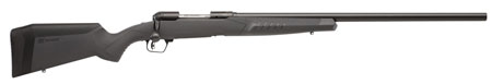 Savage Arms 57066 110 Varmint Full Size 223 Rem 4+1 26" Matte Black Heavy Button Rifled Barrel, Matte Black Drilled  &  Tapped Carbon Steel Receiver, Adj AccuStock Matte Gray Synthetic Stock, Right Hand