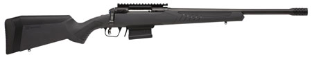 Savage Arms 57140 110 Haymaker 450 Bushmaster 4+1 18" Barrel, Matte Black Metal, Black Fixed AccuStock with AccuFit