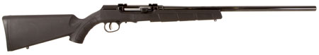 Savage Arms 47007 A Series Magnum Full Size 17 HMR 10+1 22" High Luster Heavy Barrel, High Luster Drilled  &  Tapped Carbon Steel Receiver, Matte Black Fixed Synthetic Stock, Right Hand
