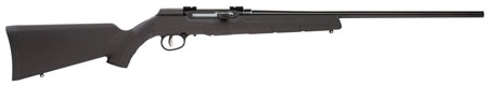 Savage Arms 47400 A Series Magnum Full Size 22 WMR 10+1 22" Matte Black Sporter Barrel, Satin Drilled  &  Tapped Carbon Steel Receiver, Matte Black Fixed Synthetic Stock, Right Hand