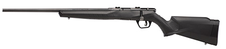 Savage Arms 70240 B Series F Full Size 22 LR 10+1 21" Matte Black Button Rifled Barrel, Matte Black Drilled  &  Tapped Carbon Steel Receiver, Matte Black Synthetic Stock, Left Hand