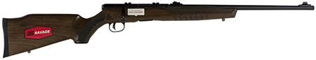 Savage Arms 70810 B Series G Full Size 17 HMR 10+1 21" Matte Black Sporter Barrel, Matte Black Drilled  &  Tapped Carbon Steel Receiver, Satin Hardwood Fixed Stock, Right Hand