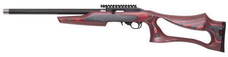 Magnum Research SSER22G  SwitchBolt Full Size 22 LR 10+1 17" Black Anodized Carbon Steel/Threaded Barrel, Black Integral Scope Base Receiver, Red Fixed Thumbhole Stock, Right Hand