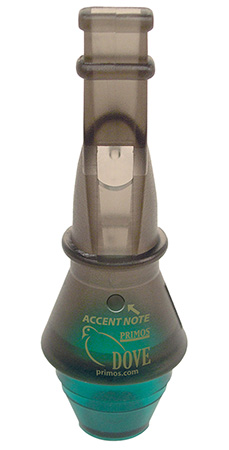 Primos 362 Dove Call  Open Call Attracts Dove Clear Plastic