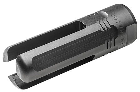SureFire 3PELIMINATOR7625824 3P Eliminator Flash Hider Black Nitride Stainless Steel with 5/8"-24 tpi Threads  &  2.80" OAL for 7.62x51mm NATO AR-10