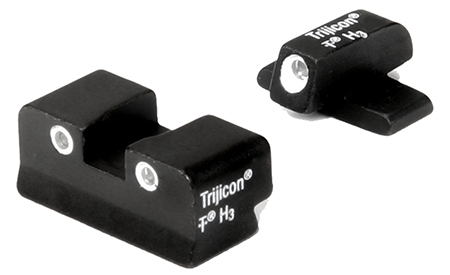 Trijicon 600481 Bright  &  Tough Night Sights  Green/Tritium White Outline Front Sight-Green/Tritium White Outline Rear Sight Springfield Armory XD/XD-M/XD-S