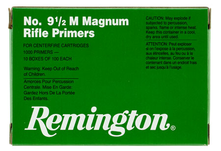 Remington Ammunition 22622 Centerfire Primers Reloading Magnum Rifle Multi Caliber