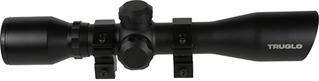 TruGlo TG8504BR Compact  Matte Black 4x32mm 1" Tube Duplex Reticle