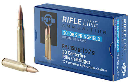 PPU PP3006G Standard Rifle  30-06Springfield 150gr Full Metal Jacket 20 Per Box/10 Case