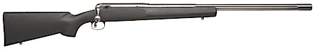 Savage Arms 18671 12 LRPV Full Size 6mm BR 1rd 26" Matte Heavy Fluted Barrel, Matte Stainless Steel Receiver w/Picatinny Rail, Matte Black HS Precision w/V-Block Synthetic Stock, Right Hand