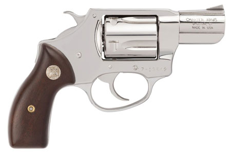 Charter Arms 73829 Undercover  Small 38 Special, 5 Shot 2" High Polished Stainless Steel Barrel, Cylinder  &  Frame w/Wood Grip, Exposed Hammer