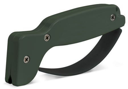 AccuSharp 008C Sharpener  Hand Held Hard Diamond Sharpener Ergonomic Olive Drab Handle