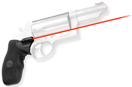Crimson Trace 0124501 Lasergrips  Fits Taurus Judge/Tracker, Red Laser Black Polymer