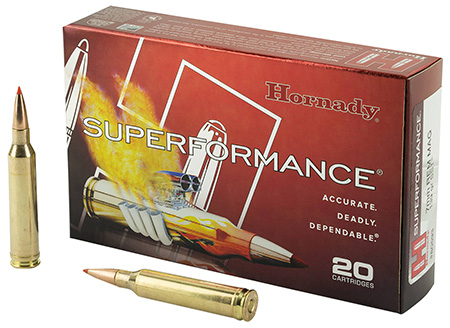 Hornady 80593 Superformance  7mmRemMag 139gr Super Shock Tip 20 Per Box/10 Case